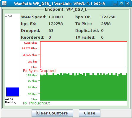 LANforge-GUI WanPath Display
