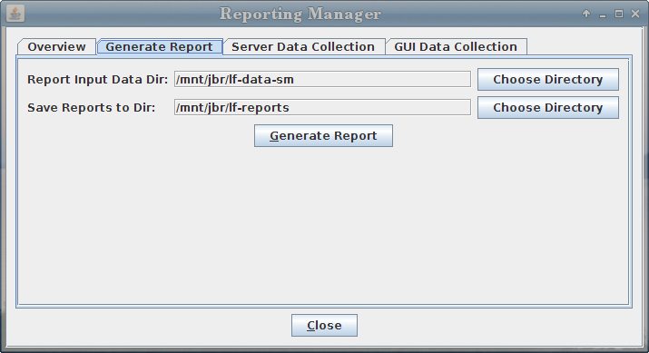 LANforge-GUI Reporting Manager, Generate Report